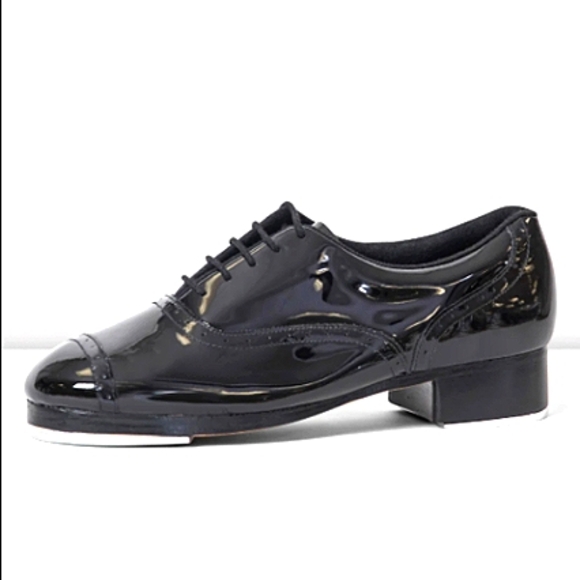 Jason Samuel Smith patent black tap shoes - Picture 2 of 3